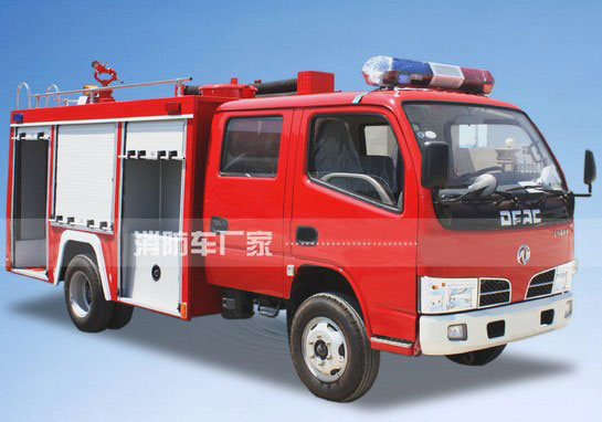 2吨东风福瑞卡水罐消防车图片