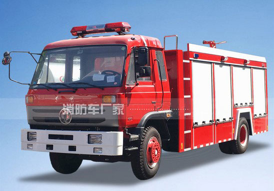 6吨东风153单排座水罐消防车图片