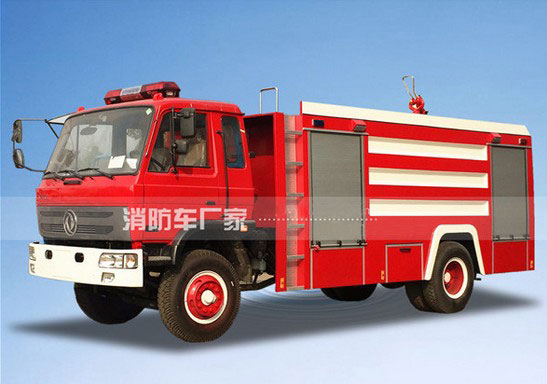 8吨东风153单排座泡沫消防车图片