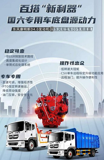 国六东风专用车底盘百搭新利器 国六东风专用车底盘百搭新利器