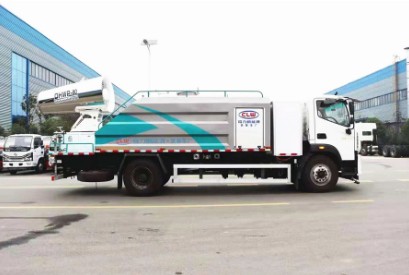电动洒水车型号及参数_电动小型洒水车_10吨福田纯电动抑尘车