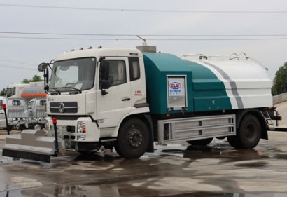 电动洒水车价格报价表_东风天锦新能源纯电动9方清洗车