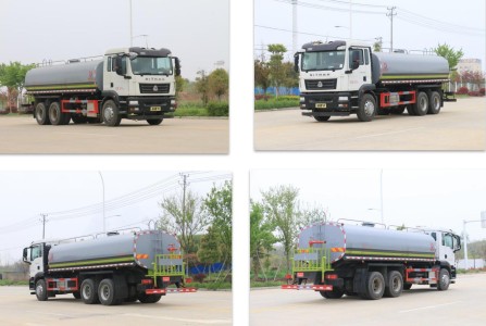 国六重汽汕德卡18方后双桥洒水车 国六重汽汕德卡18方后双桥洒水车