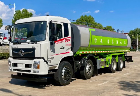 国六东风D3V前四后八洒水车_东风前四后八29.5方洒水车